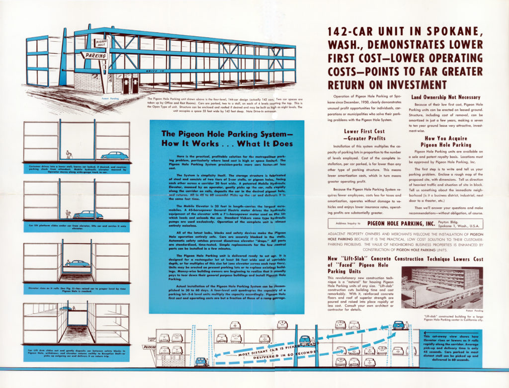Pigeon Hole Parking, 1953 McGovern Historical Center