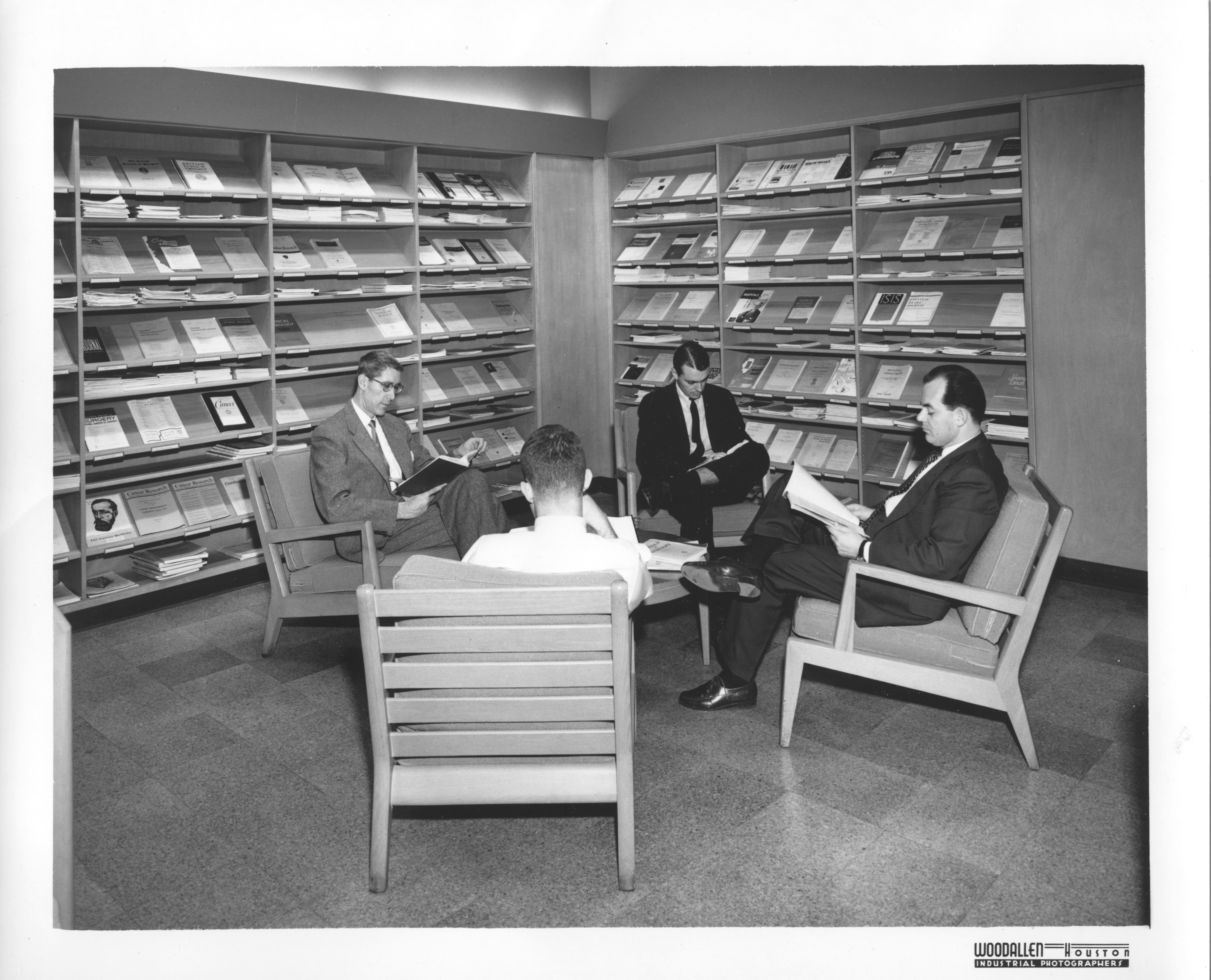 Current Periodicals, 1961. IC001 HAM-TMC Library records (OV 100), IC098 HAM-TMC Library Historical Photograph Collection (P-3359, OV 93), McGovern Historical Center