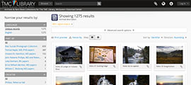Image of collection search website digital objects
