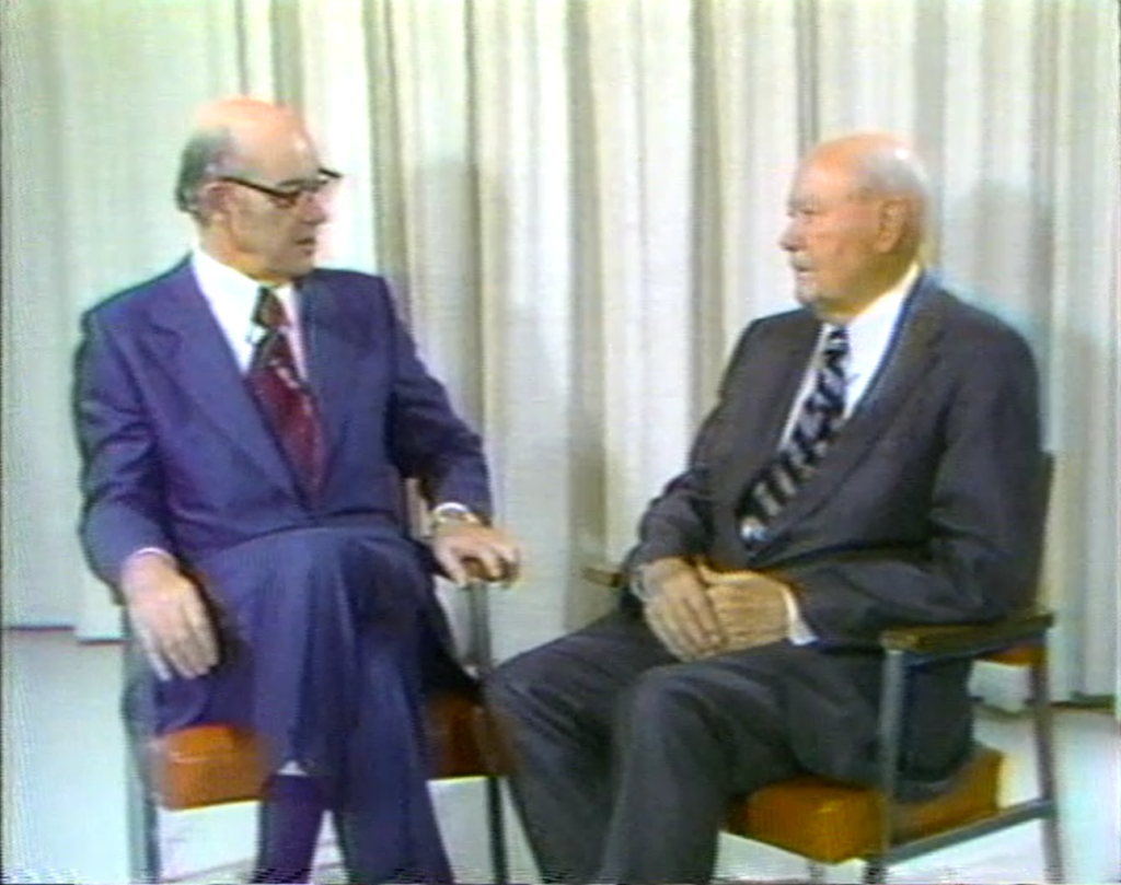 [Screenshot from "Interview with William Bates," (1973). AVV-IC084-005 , IC 084 TMC Historical Resources Project Records, McGovern Historical Center, TMC Library]