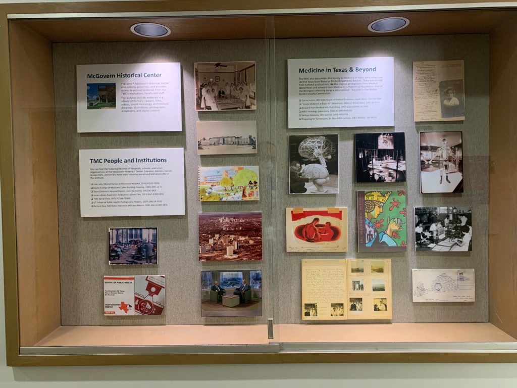 TMC Library Exhibit Featuring McGovern Historical Center Archival Collections