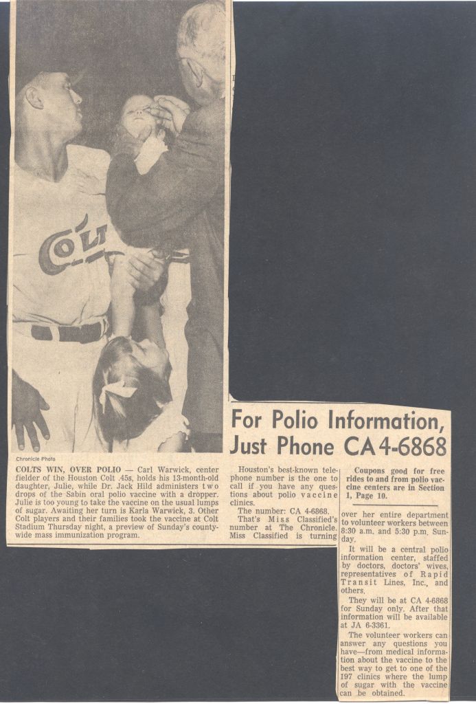 Colts Win Over Polio