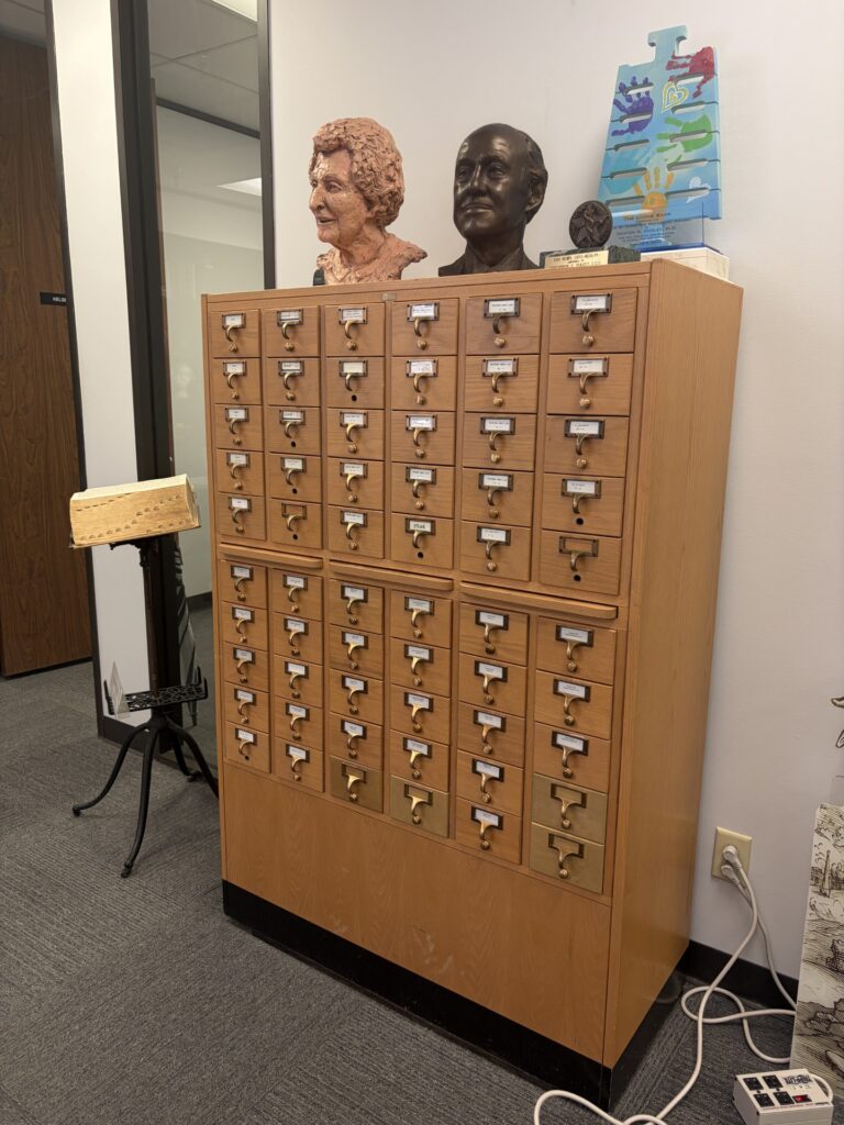 McGovern Historical Center Card Catalogue