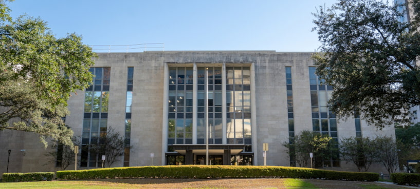 Front entrance of The TMC Library