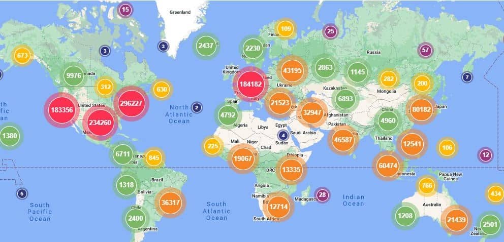 Digital Commons Readership Map