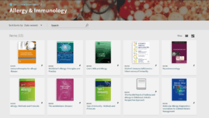 Resources featuring allergies and immunology topics