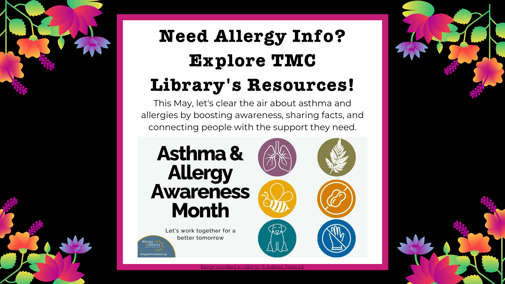 Asthma and Allergy Awareness Month Resources