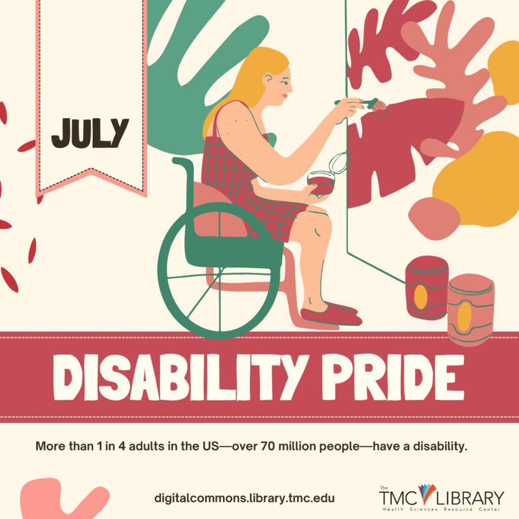 More than 1 in 4 adults in the United States—over 70 million people—have a disability. Celebrating Disability pride!