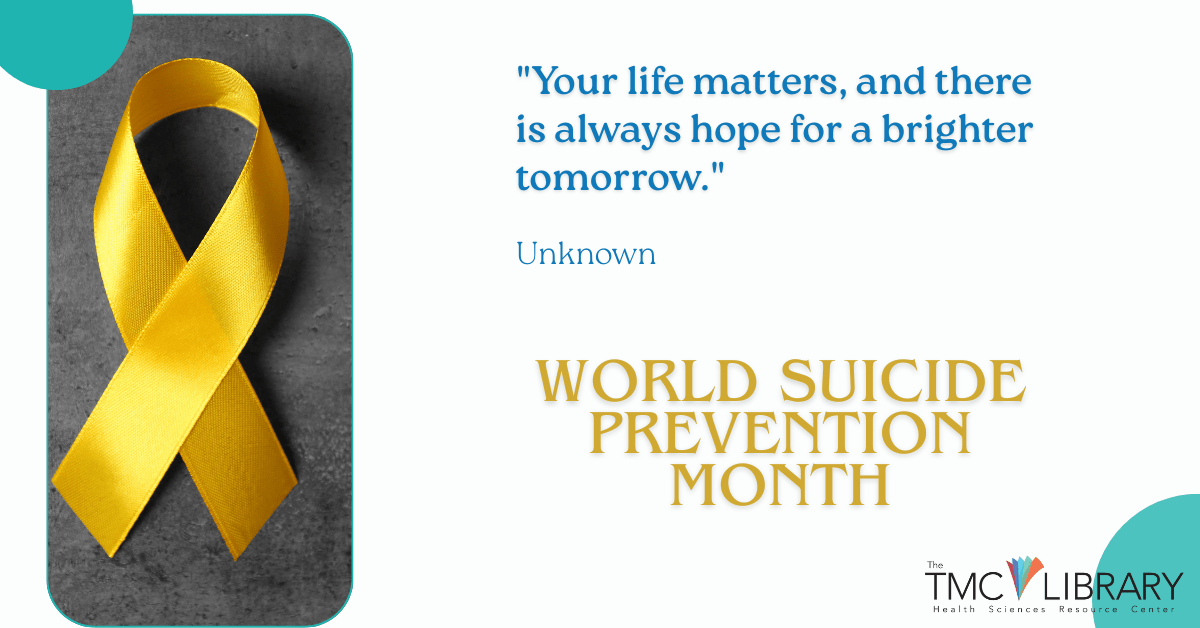 September is World Suicide Prevention Month