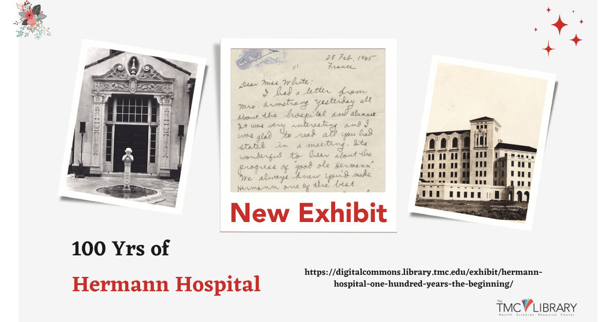 New Digital Commons Exhibit: One Hundred Years of Hermann Hospital