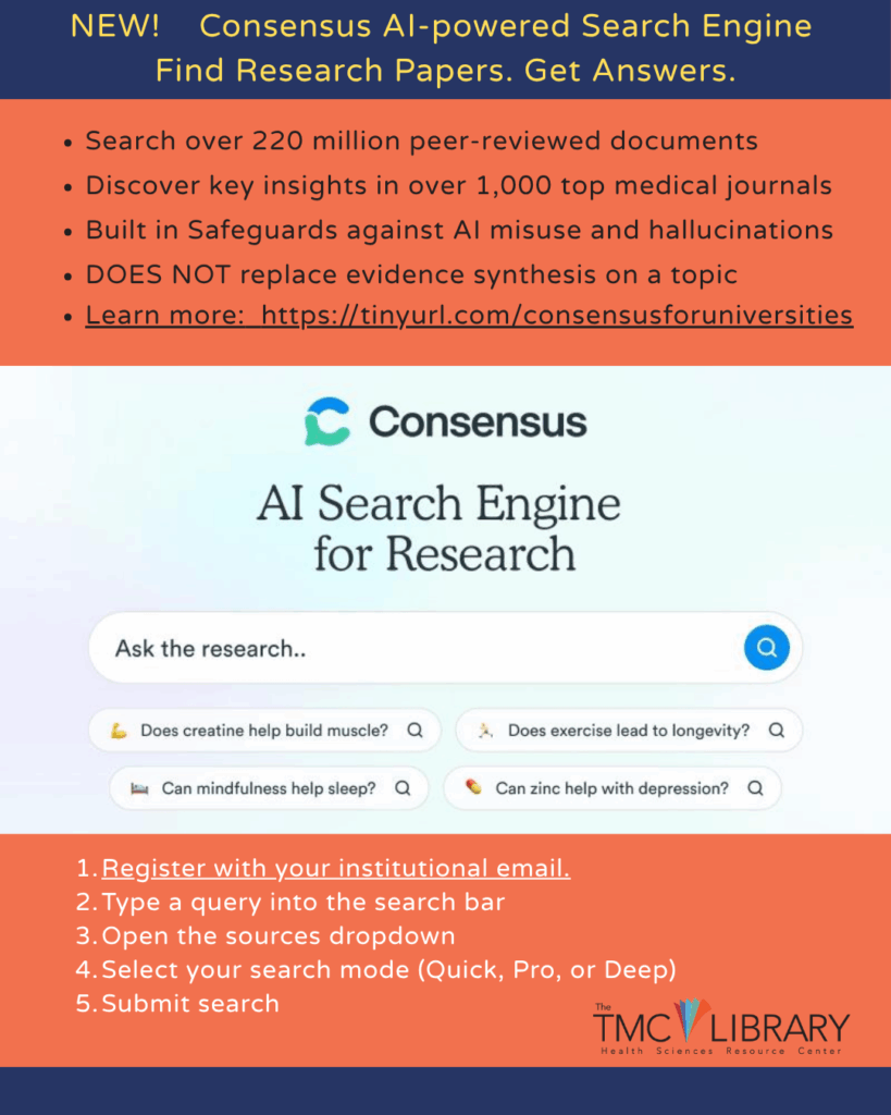 New! Consensus AI-powered Search Engine is available, learn more at https://tinyurl.com/consensusforuniversities