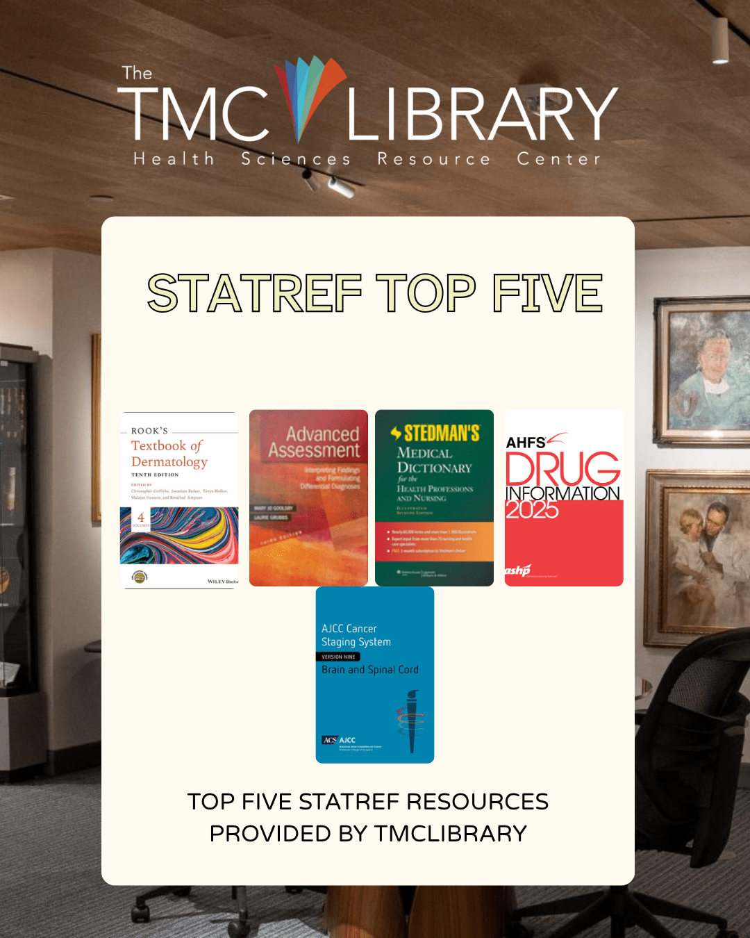 STAT!Ref Top Five at TMC Library