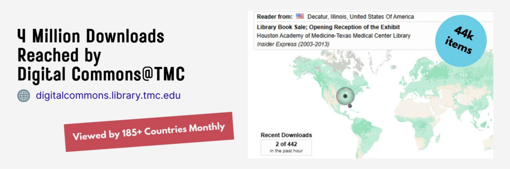 4 Million Downloads Reached by Digital Commons@TMC